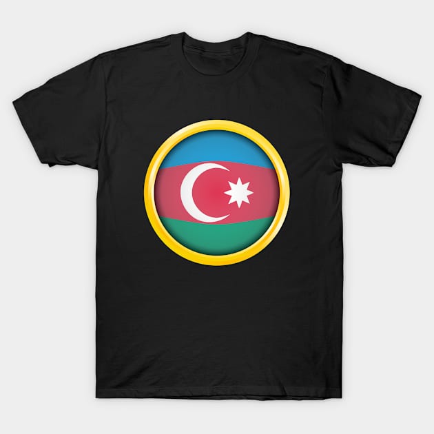 Country Flag of Azerbaijan T-Shirt by BADAISENJA